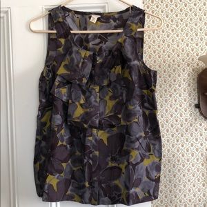 J.Crew Silk floral top 4